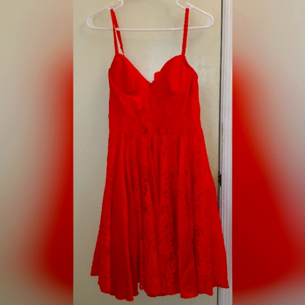 Guess red dancer dress